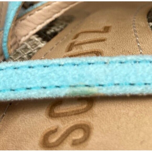 Schutz Multi Color Lizard Print Ankle Strap Open Toe Stiletto Size 5.5B NEW - Picture 9 of 9